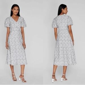 New Club Monaco Floral‎ Midi Dress 00